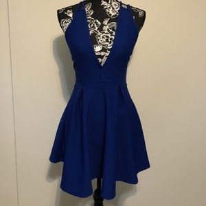 Royal blue dress